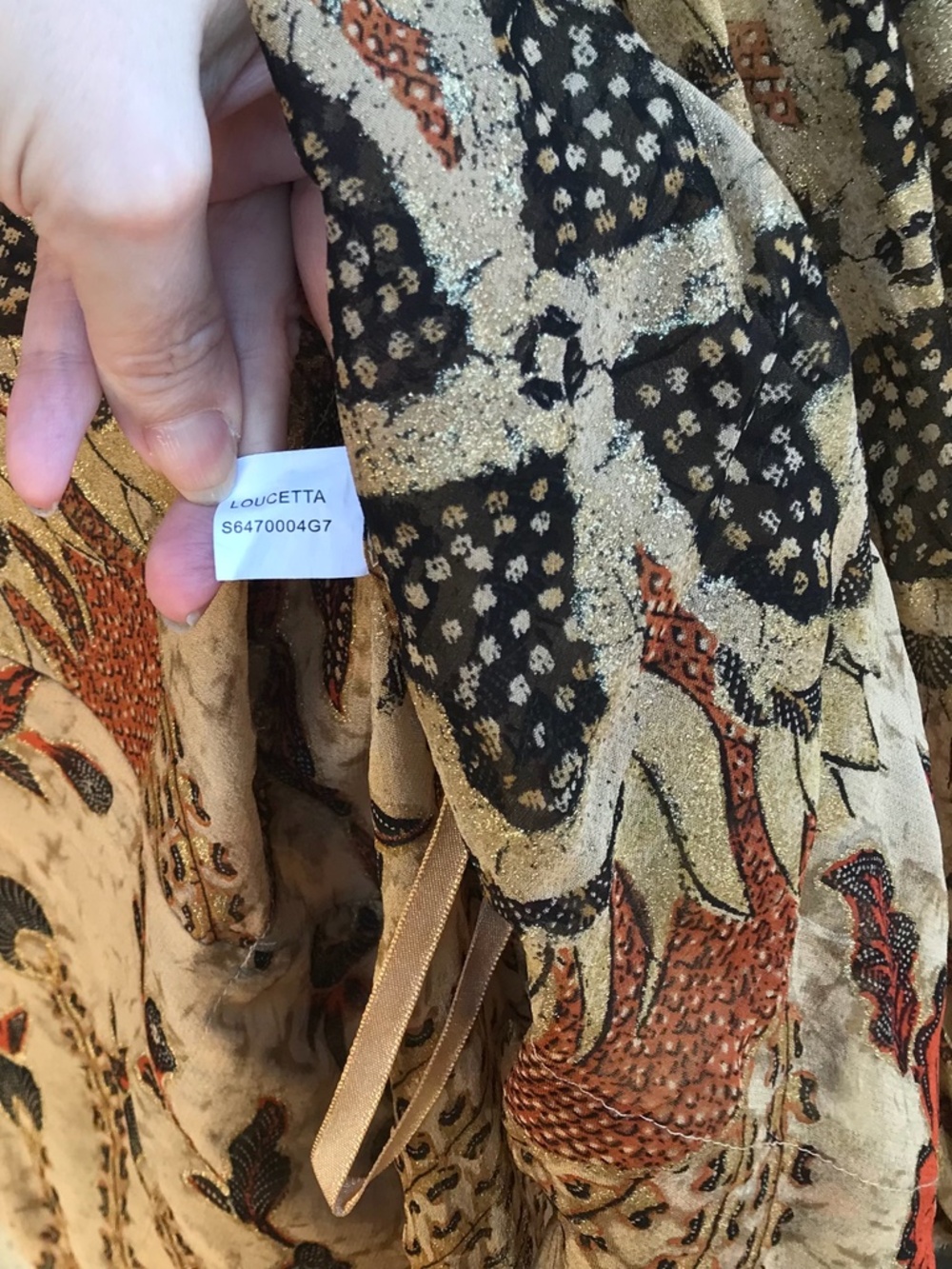 DIANE von FURSTENBERG “Loucetta” Silk Blend Popover Blouse Chinoiserie Size 2 XS - Picture 6 of 9